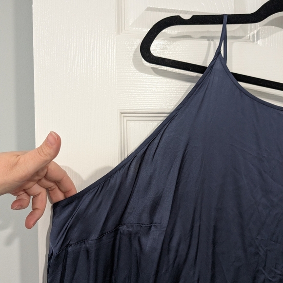 Lane Bryant Blue Nights Relaxed High-Neck Halter Top in Size 22 - Picture 3 of 11